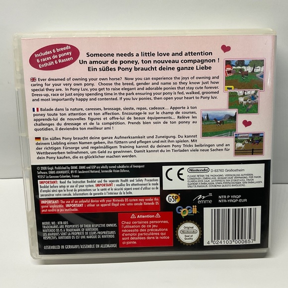 Nintendo DS Pony Luv Game - Picture 2 of 6